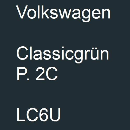 Volkswagen, Classicgrün P. 2C, LC6U.